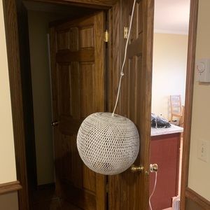 Urban Outfitters Rattan Pendant Light